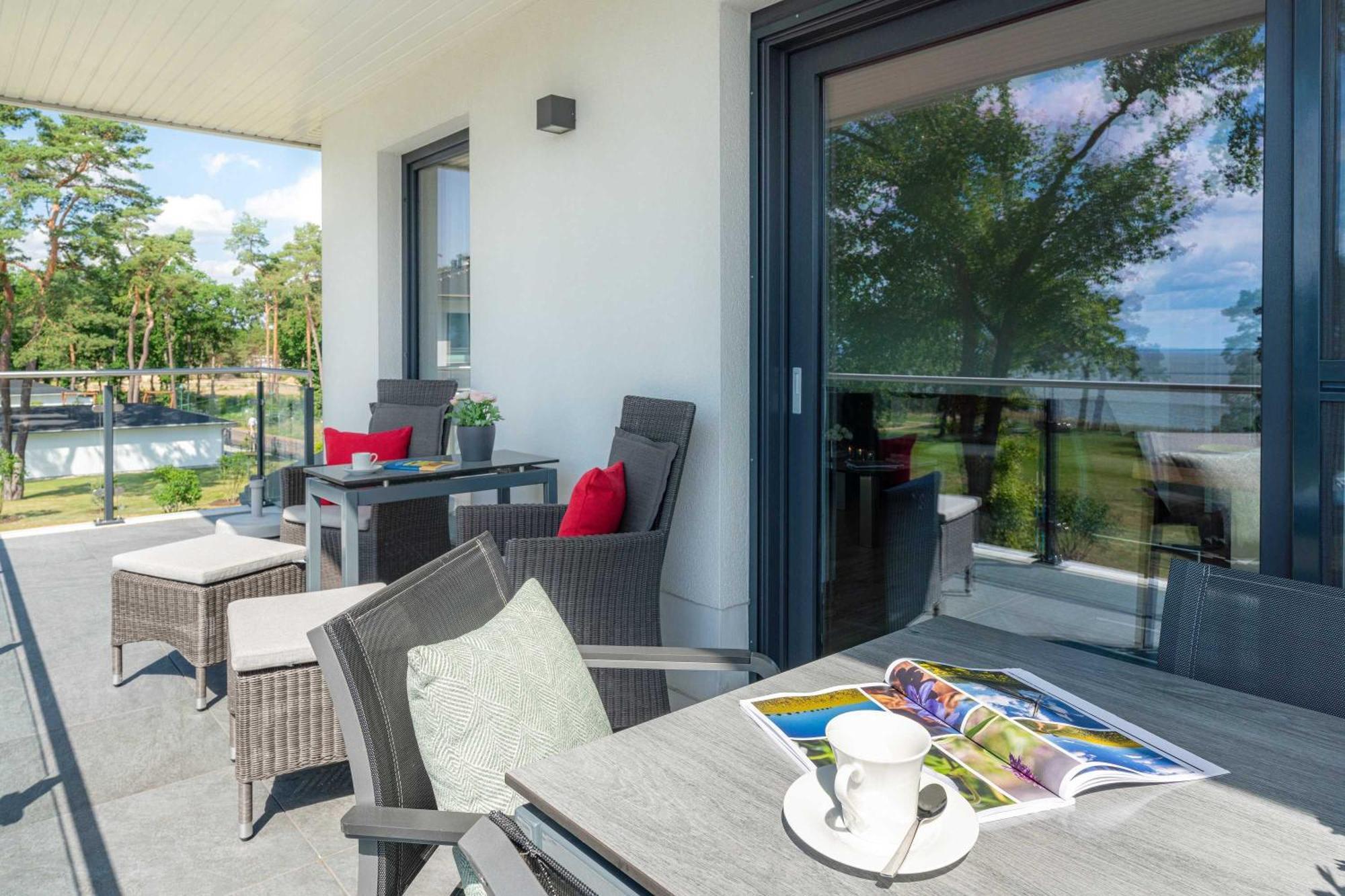 Appartement "Traumzeit" Mit Penthouseflair - Oase Am Haff Garz  客房 照片